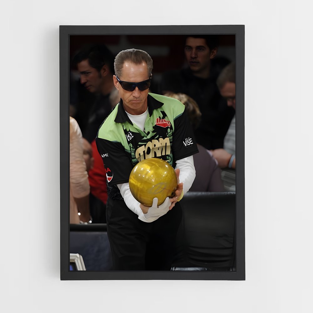 Poster Pete weber Strike – affiche Bowling (vue 2)